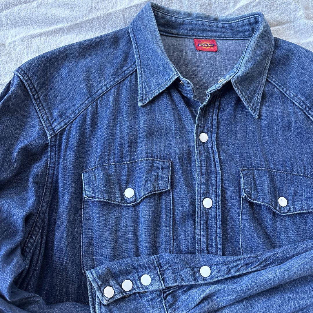 60s Dickiesディッキーズ　デニムシャツ