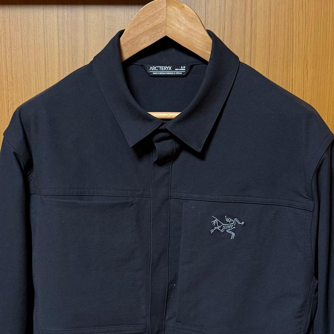 ARC'TERYX クロニン コットン オーバーシャツ S ブラック