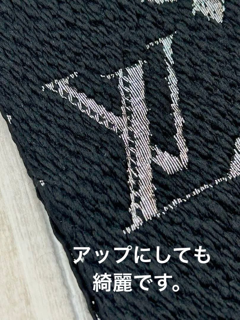 【Louis Vuitton】エシャルプロゴマニアシャイン ノワール