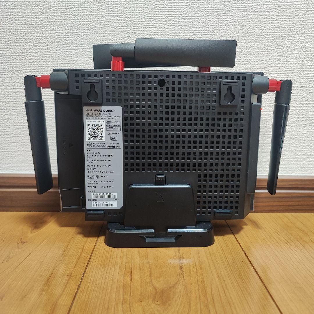 25103007 BUFFALO WXR9300BE6P 無線LANルーター