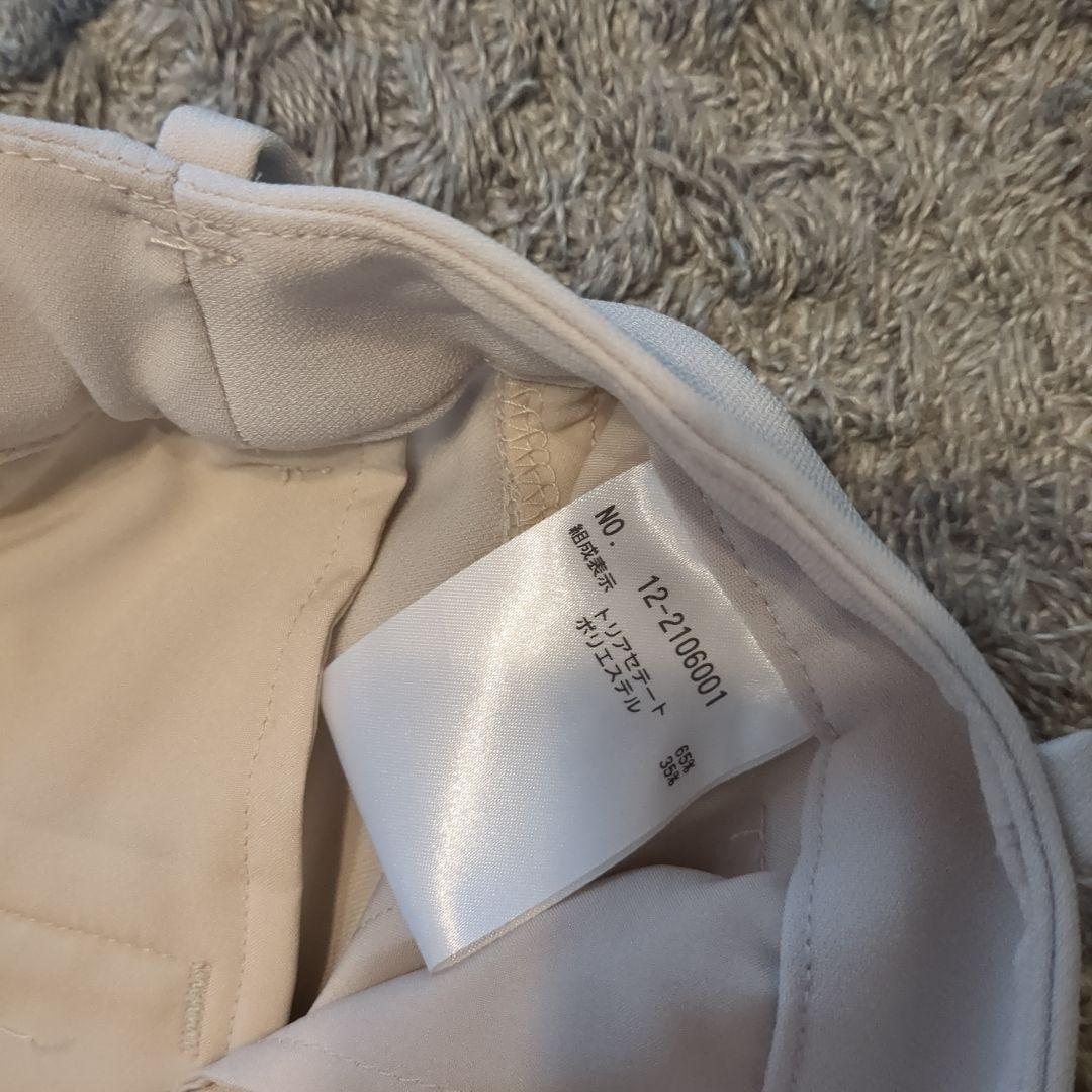 SYSC様☆PLST プラステ パンツスーツ ノーカラー 薄ベージュ