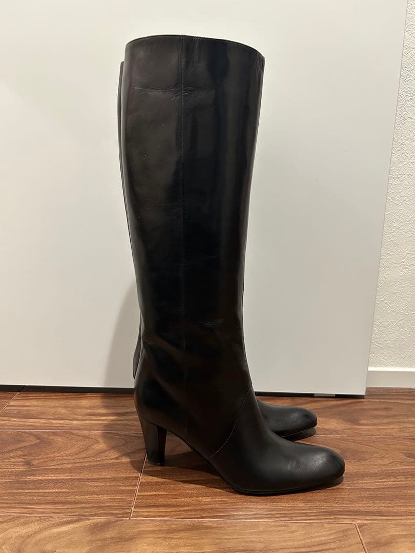 BRUNOMAGLI ブルーノマリ ロングブーツ36 ブラック イタリア製