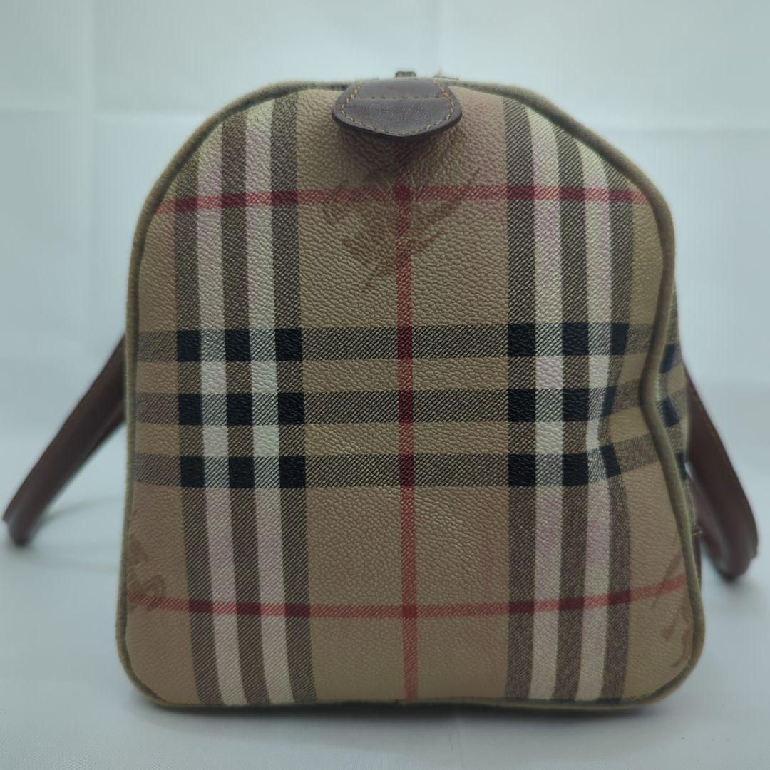 BURBERRY バーバリー ノバチェック ショルダー ミニ ボストンバッグ