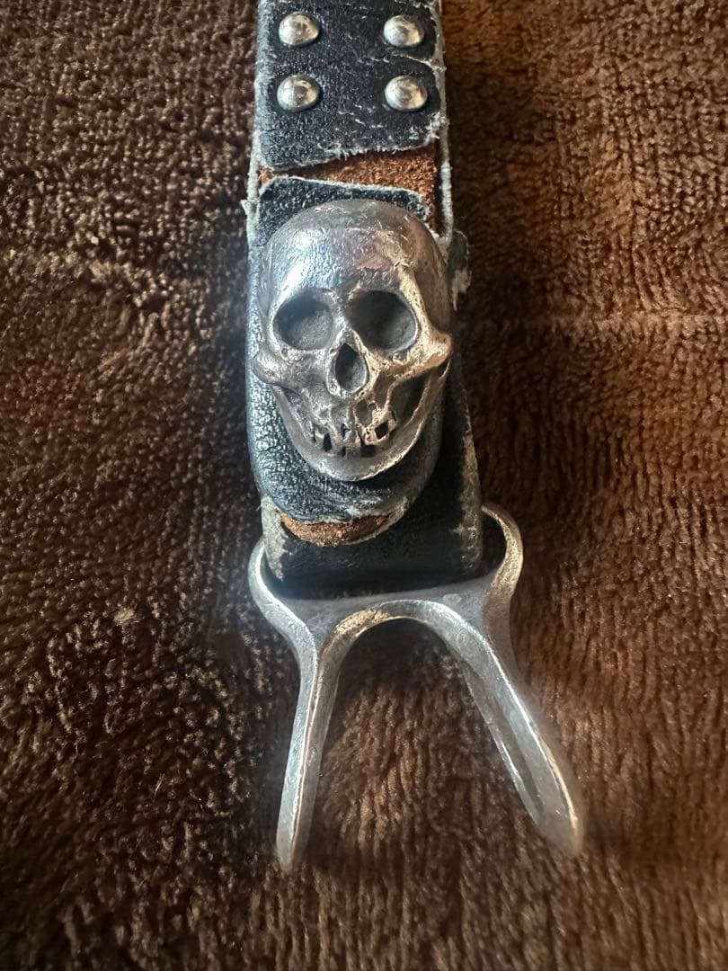 RUDE GALLERY CHAOS DESIGN シルバースカル キーホルダー