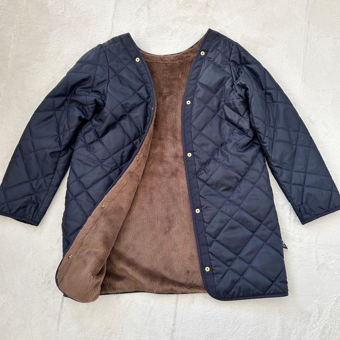 美品　IENA イエナ モッズコート リアルファー ライナー フード　ネイビー