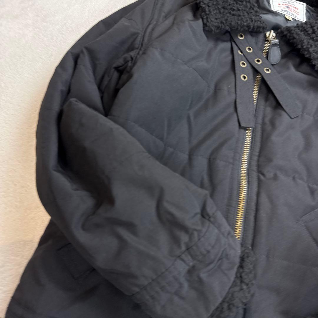 アヴィレックス　中綿ジャケット　ブラック　Lサイズ　美品