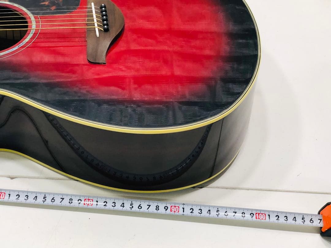 Yamaha アコースティックギター 6弦 レッドグラデーション