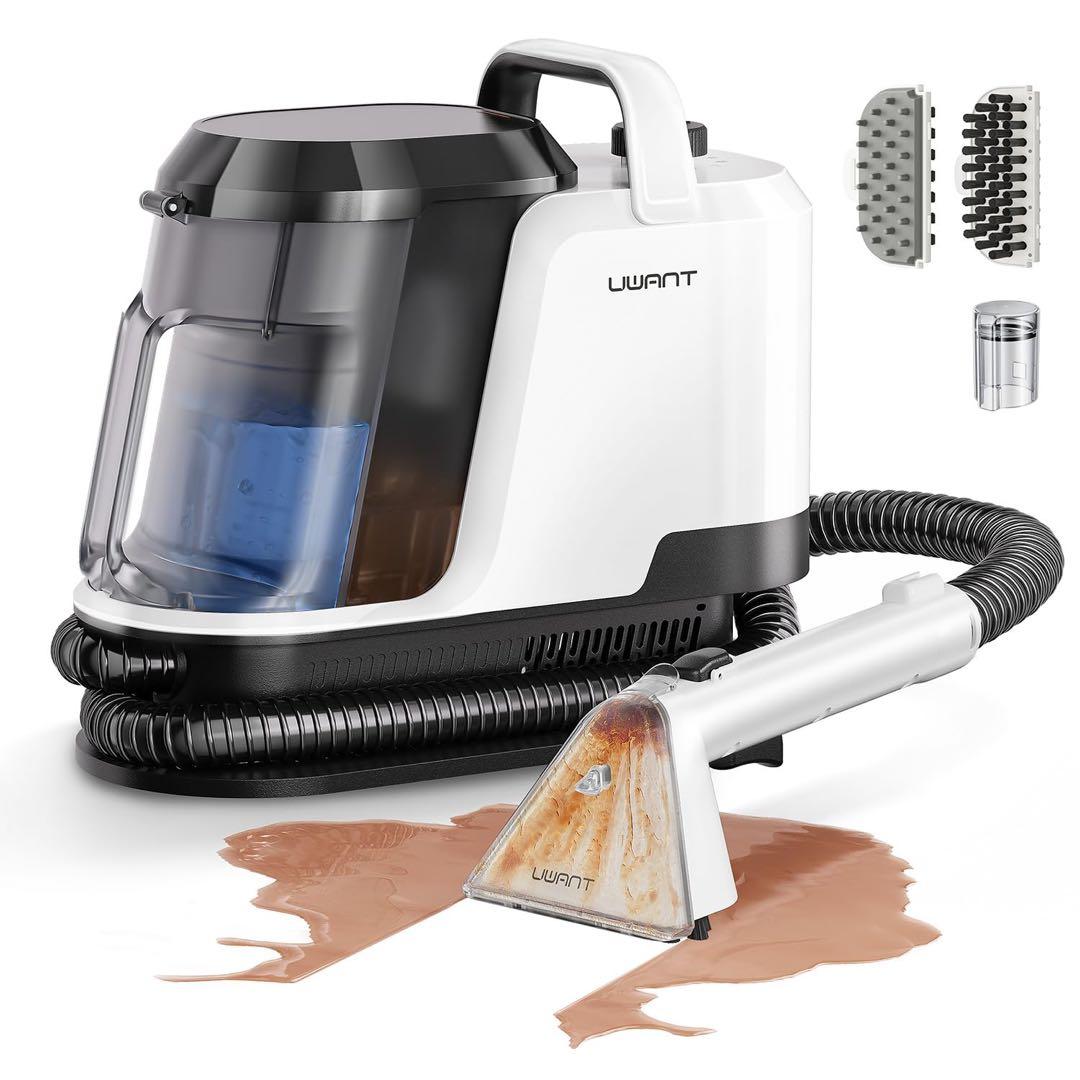 スチームクリーナー　カーペット　家庭用　18000Pa超強吸引力　自動洗浄機能