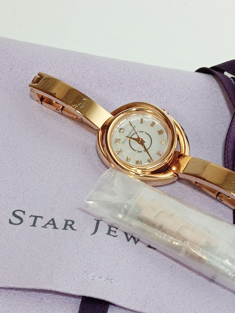 スタージュエリー　腕時計　ECO VS17A　2SW1095　ソーラー