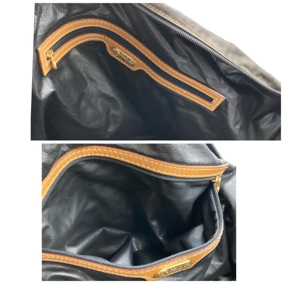 【大容量】　FENDI フェンディ　ボストンバッグ トートバッグ　ペカン