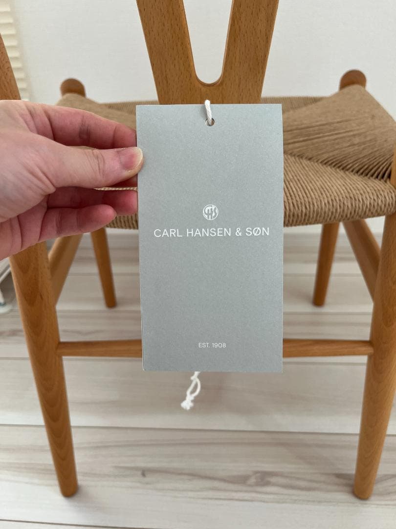 【未使用】カールハンセン Yチェア　ビーチ材、オイル仕上げ