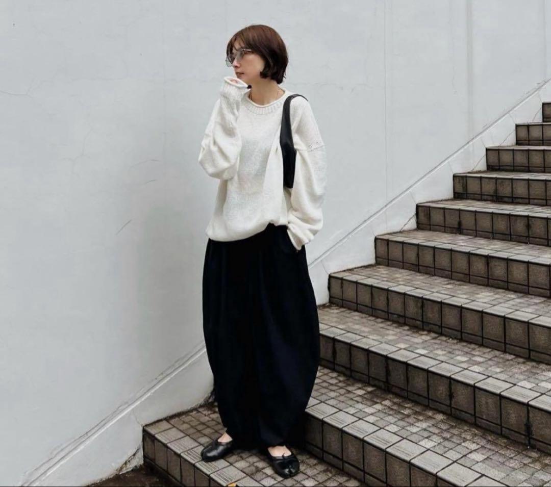 ★ETRE TOKYO ボトルネックローゲージニットプルオーバー