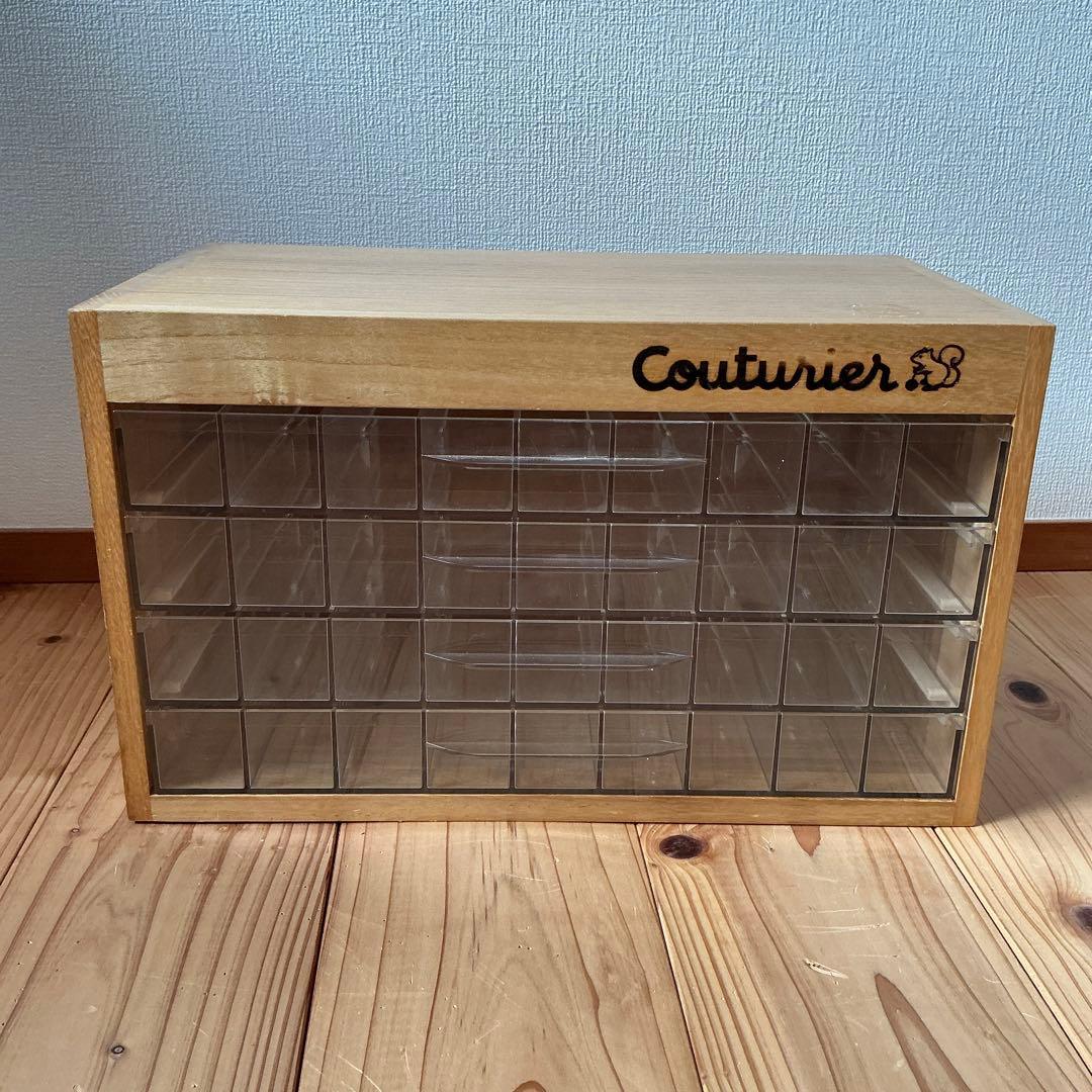 フェリシモ　クチュリエ　刺繍糸　棚　ラック　手芸