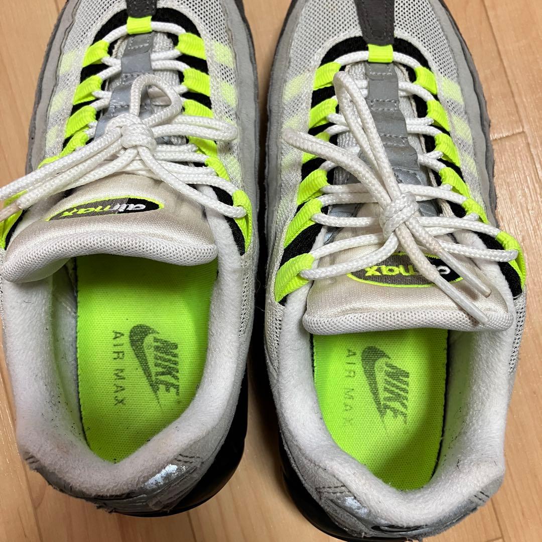 【極美品】NIKE ナイキ エアマックス95 イエローグラデ 26cm 2018