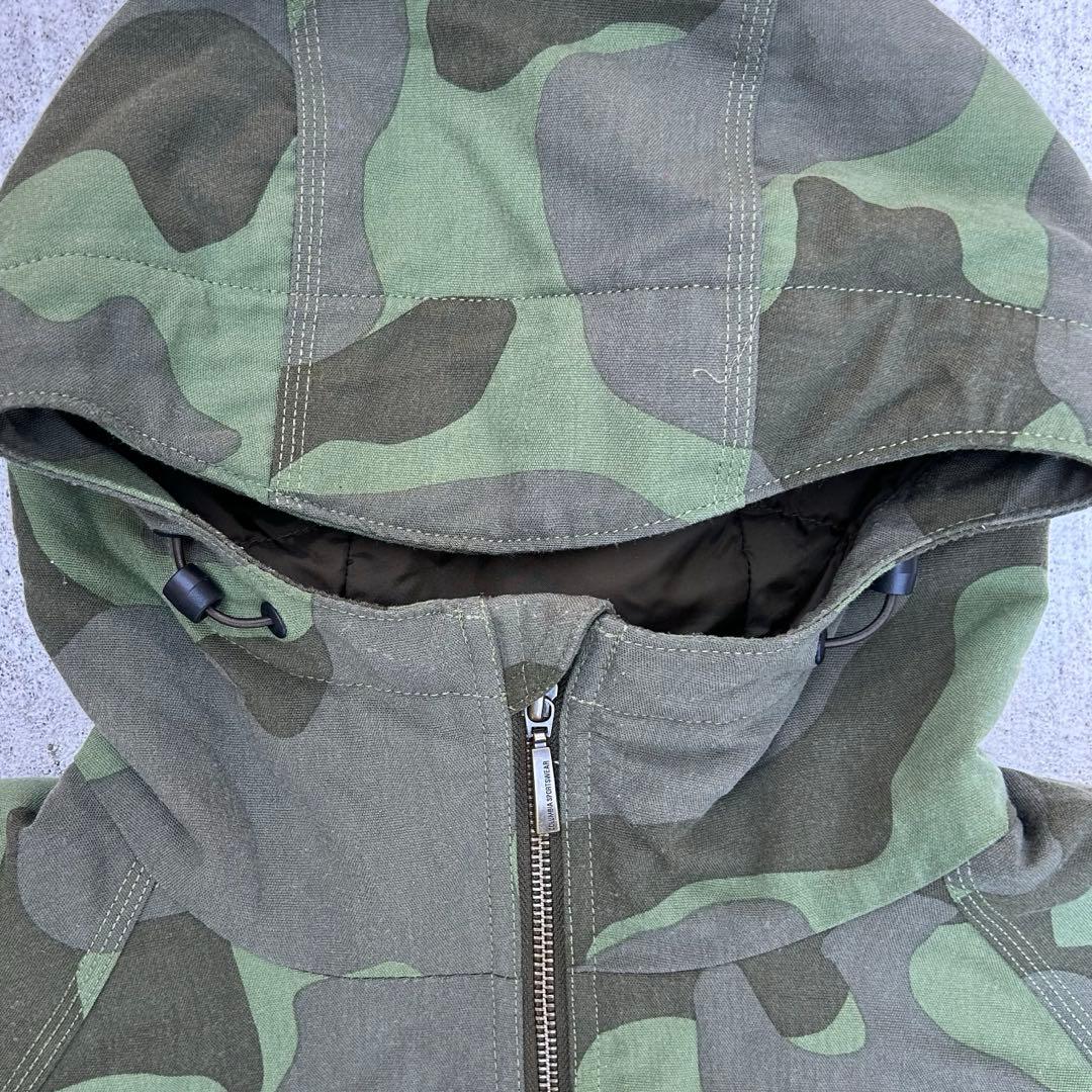 【00s Columbia】camo zip parker jacket