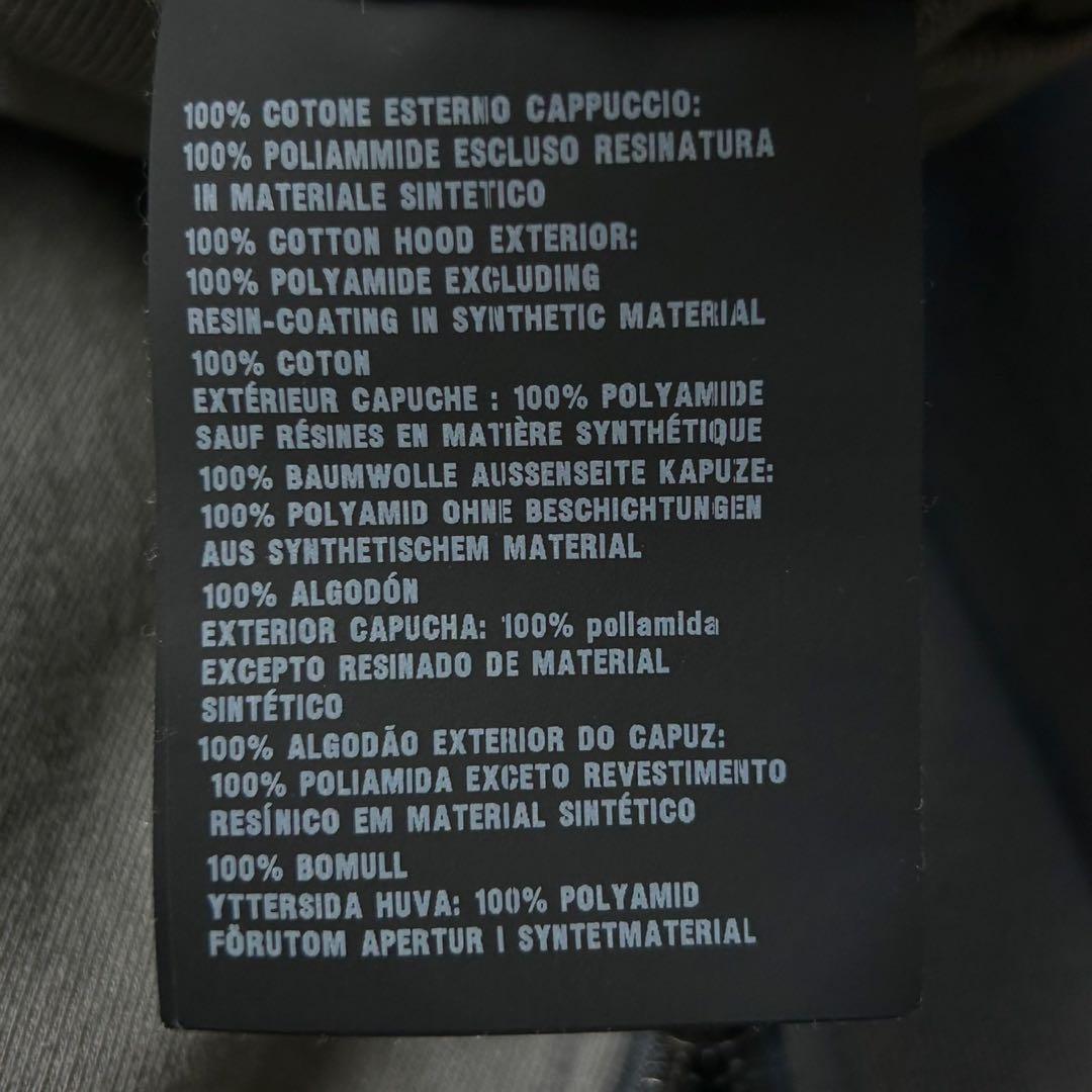 5964【希少XXLサイズ】プラダ‪☆三角ロゴ入りジップパーカー ナイロン切替