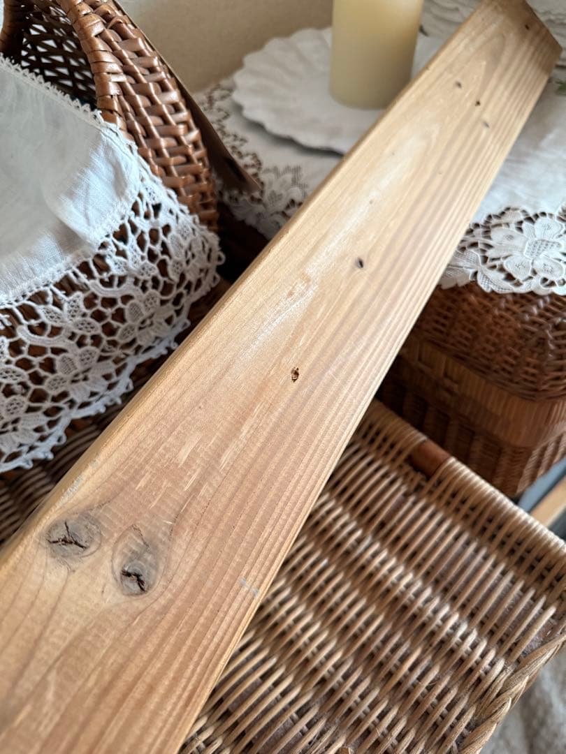 気まぐれ工房ஐ木とガラスのつまみの壁掛けフックஐビンテージ・アンティーク