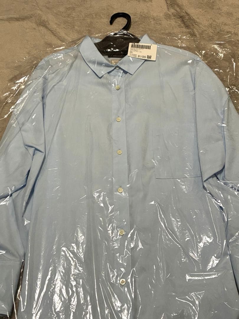 【新品・タグ付き】anuans アニュアンス スタンダードシャツ サックス