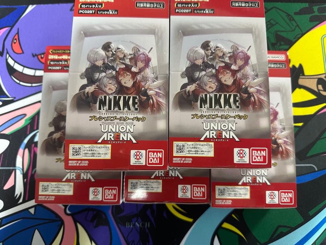 プレシャスブースターパック　ニケ　5boxセット　ユニオンアリーナ テープ付