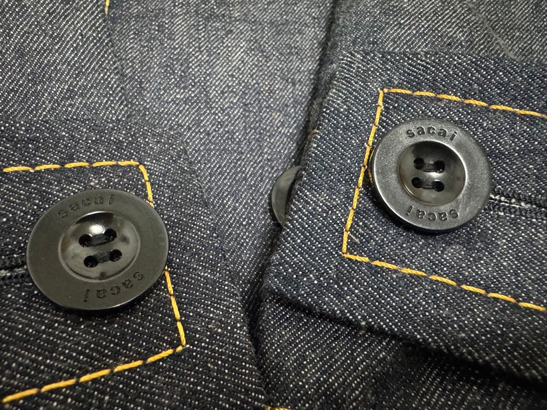 ✨美品✨sacai デニムモッズコート サイズ3