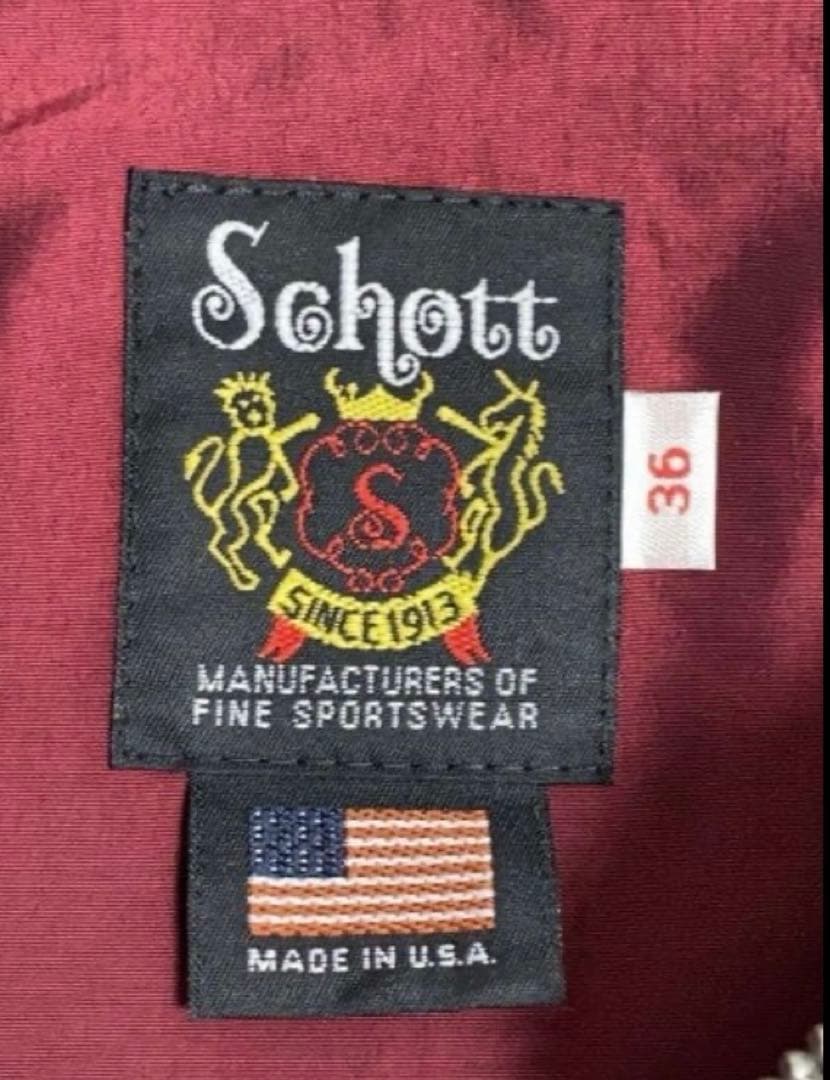 極美品　schott 641XX【36】米国製 シングルライダース　ショット