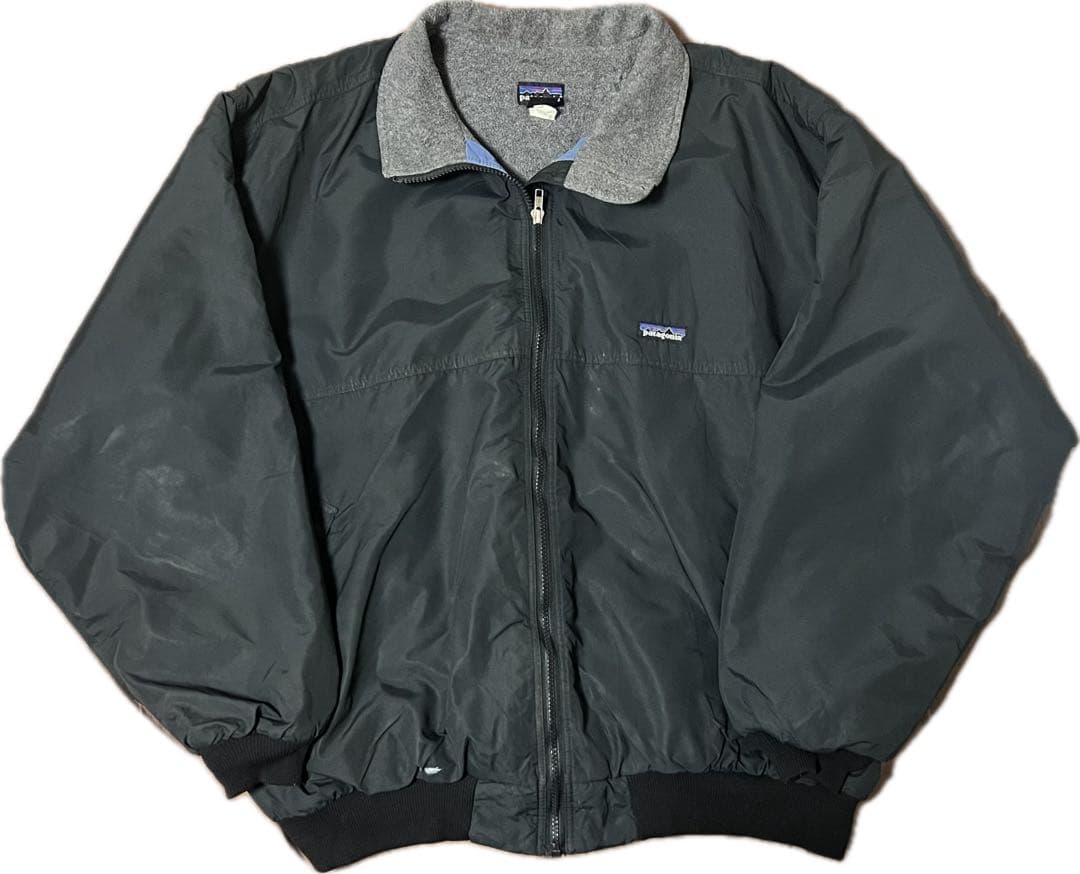 お*ゃ様 パタゴニア　シェルドシンチラジャケット 98年製 USA ブラック X