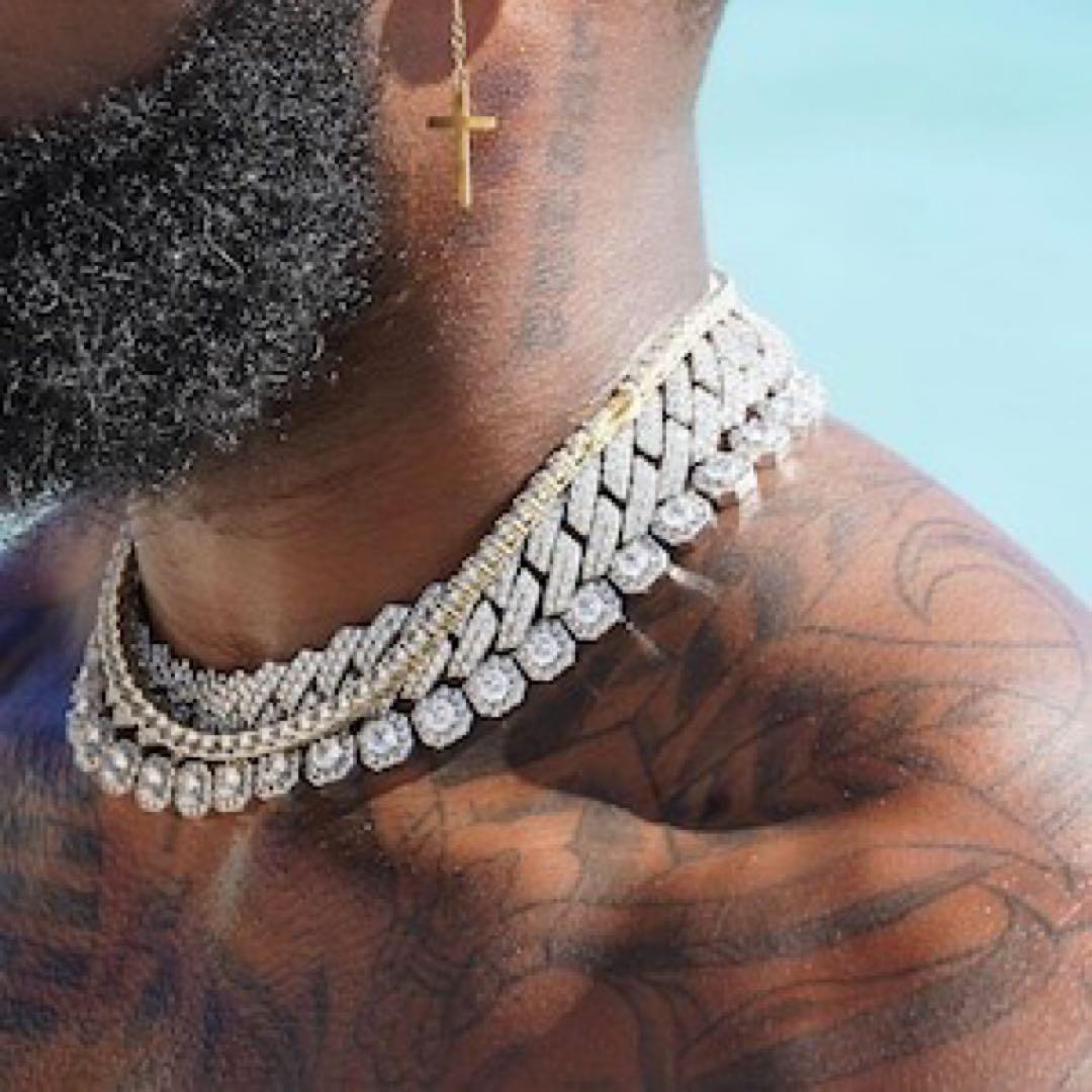 Gulitter iced outチェーン19mm 45cmブリンブリンセット