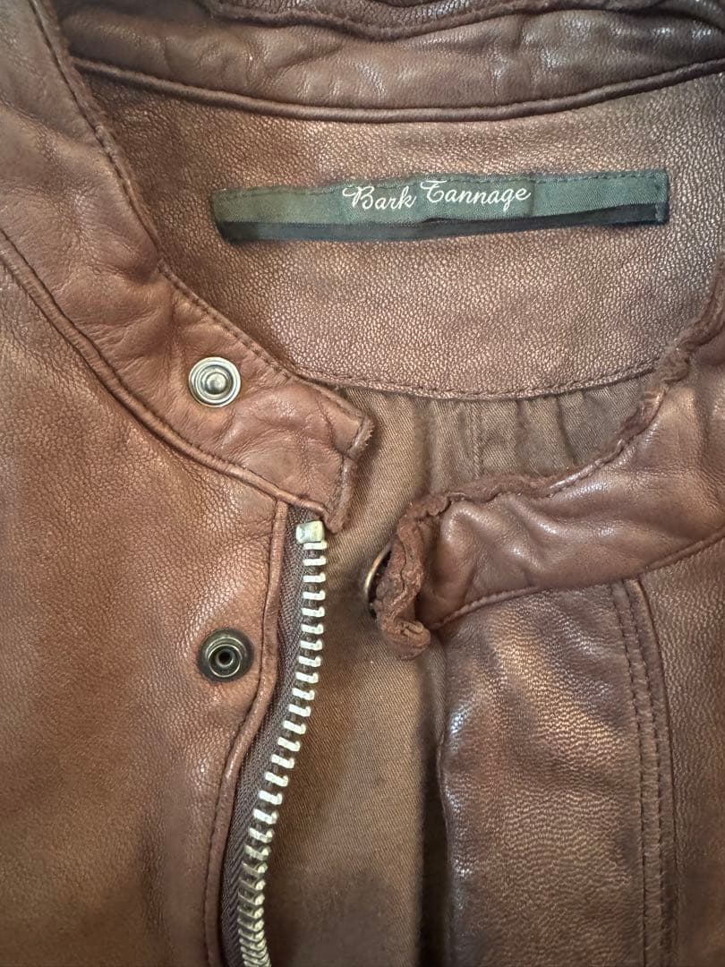 ママもん　ナノユニバース　ライダースジャケット サイズ48