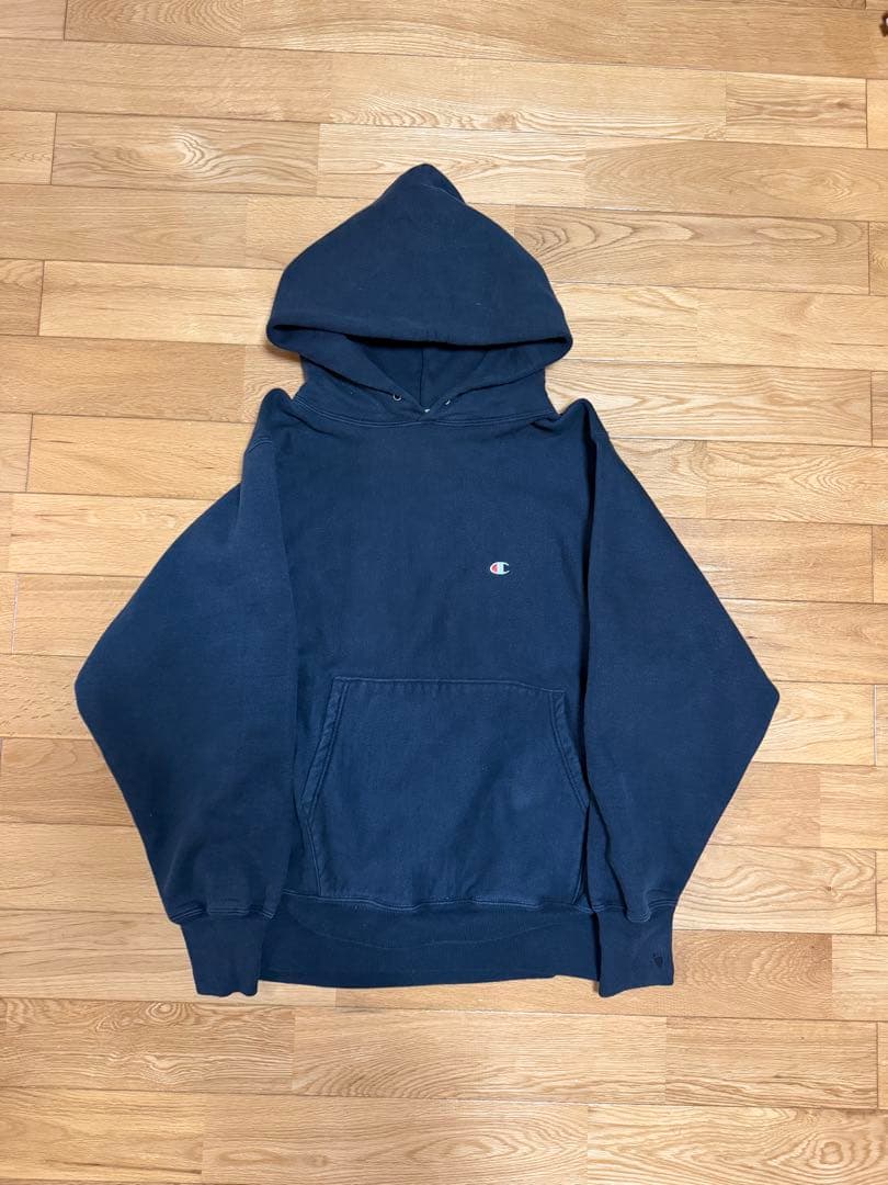 ク*ロ様 リバース　ブラックフーディー　　メキシコ