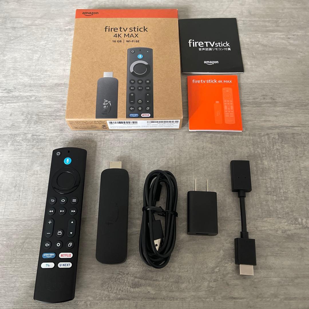 Fire TV Stick 4K Max 第2世代　16GB K3R6AT