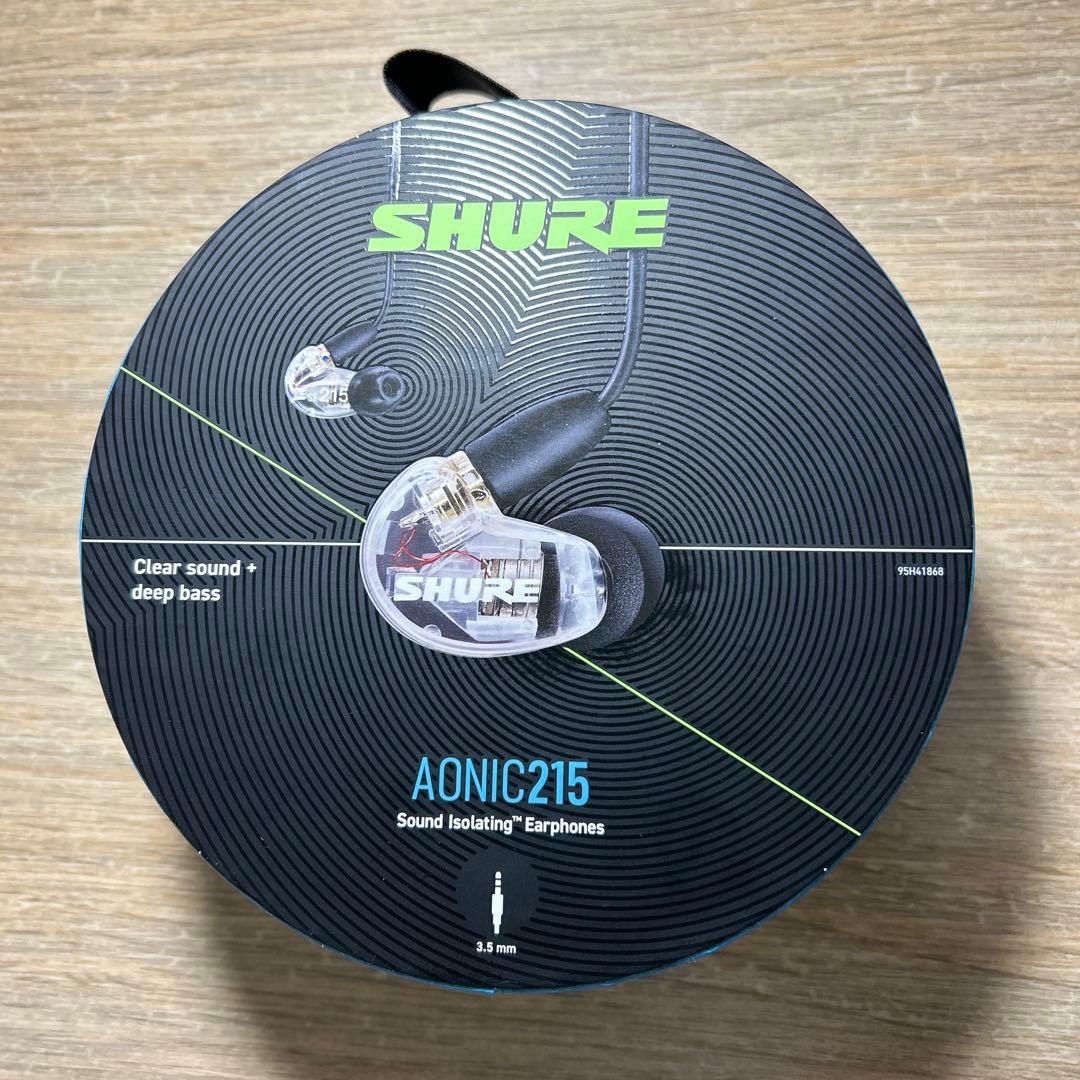 Q3800 SHURE シュア イヤホン AONIC 215 有線