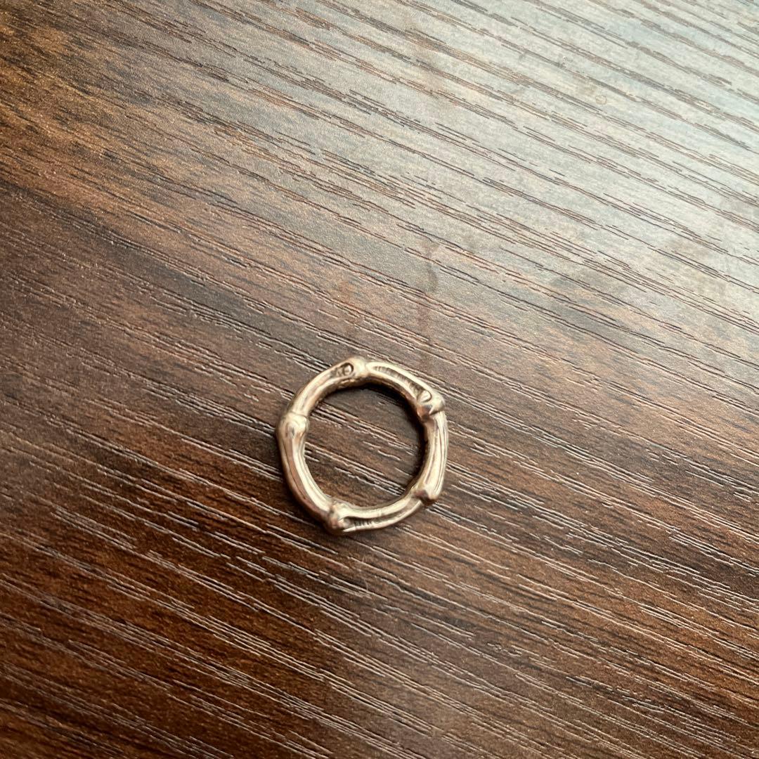 シルバー925 バンブーデザインリング 1996年製 サイズ9号