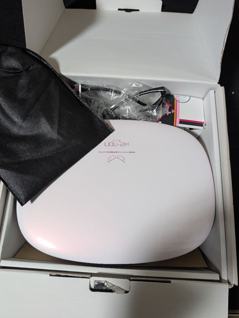 脱毛器 ホワイト デジタル表示