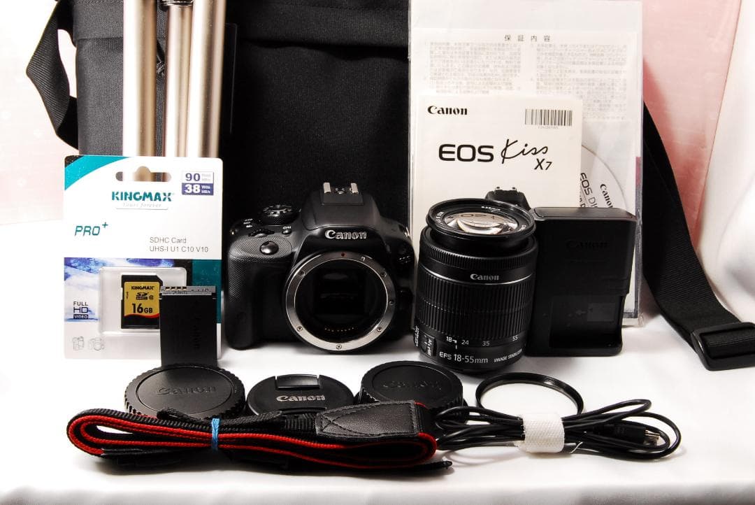 〓18-55mm IS STM付〓キヤノン Canon EOS Kiss X7