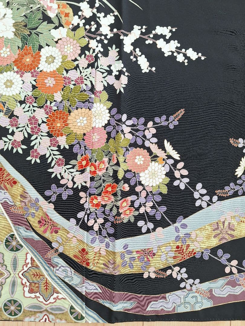 着物リメイクワンピース3695