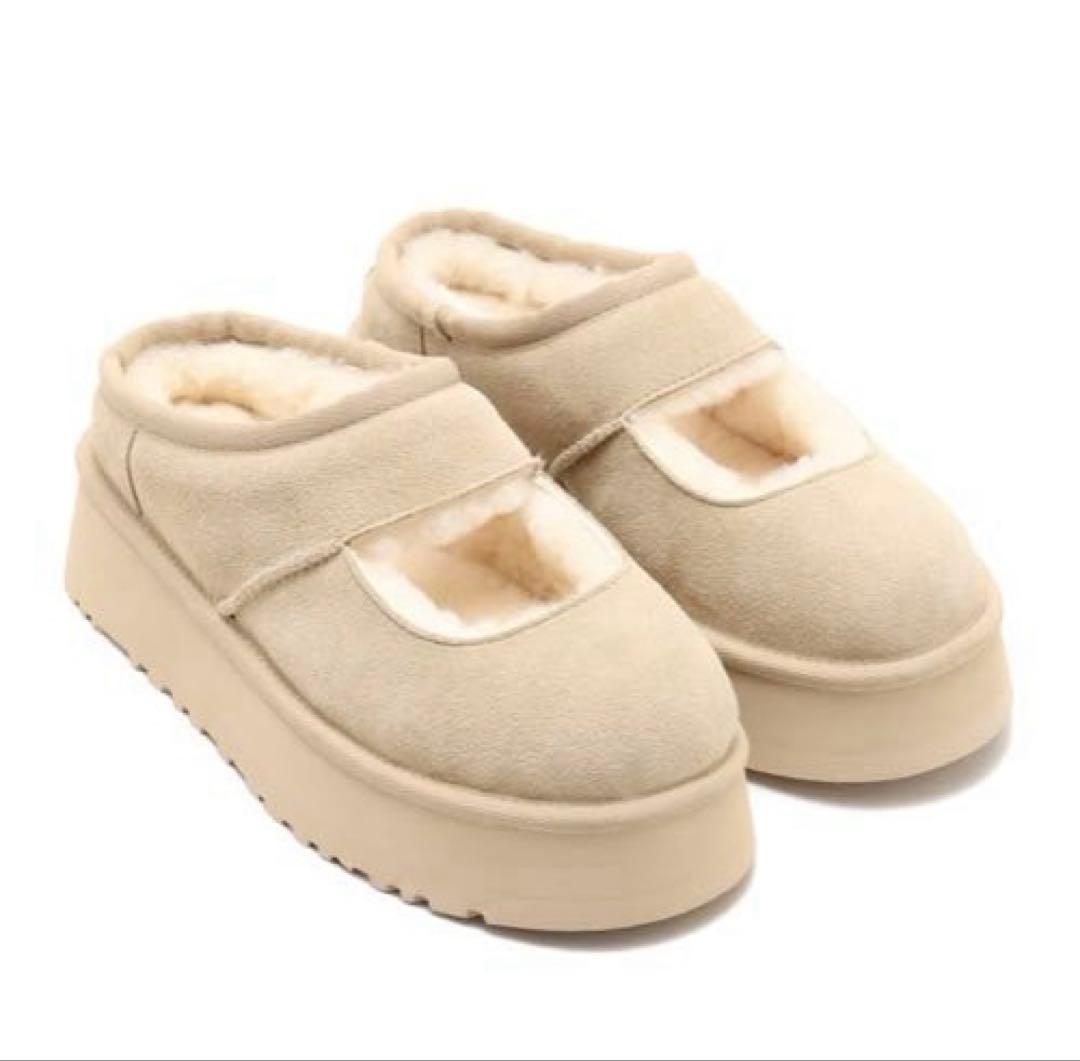 UGG アグ ビア メリージェーン 25cm ムートンブーツ