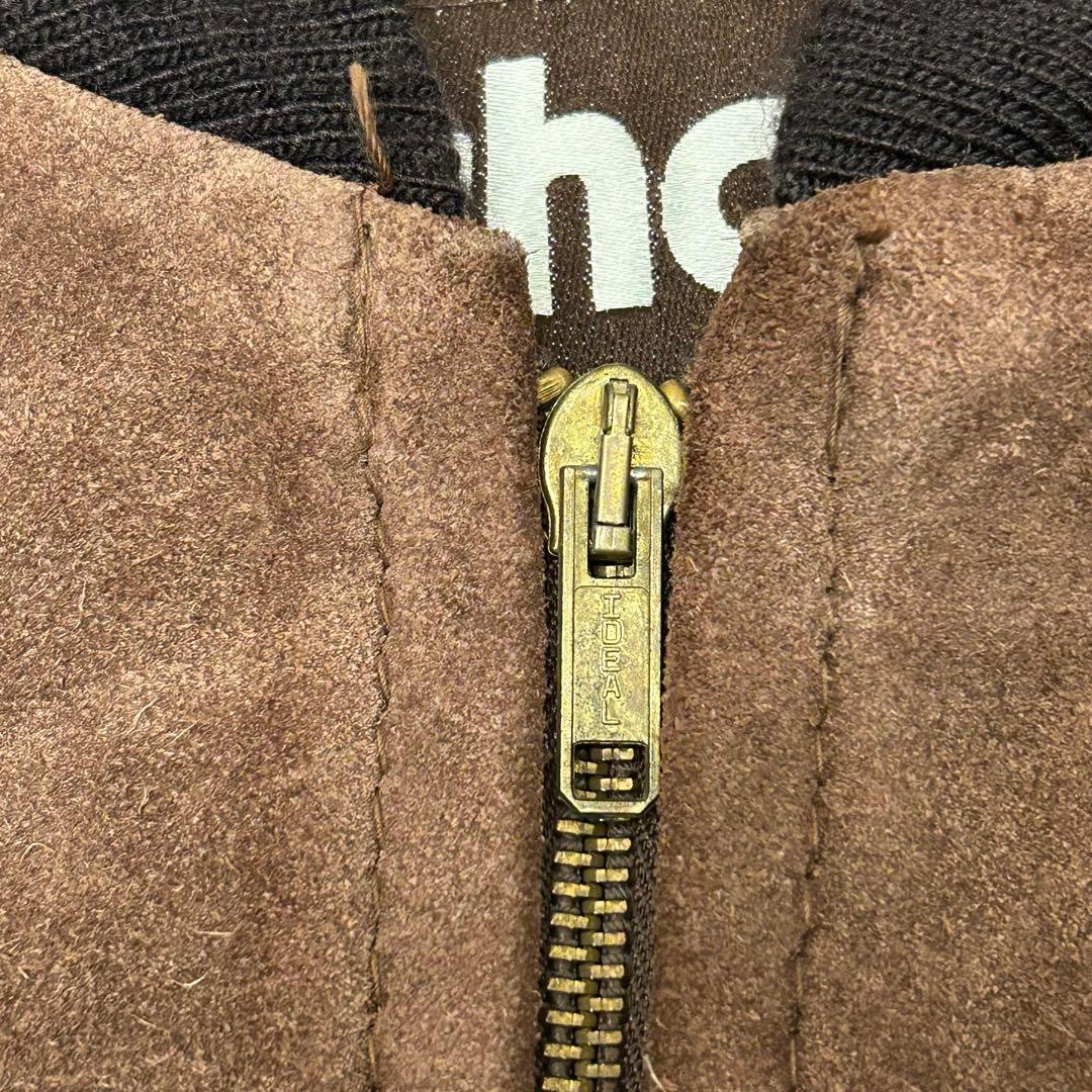 SCHOTT 70s IDEAL ロゴ刺繍 スエード 40 米国製　スタジャン