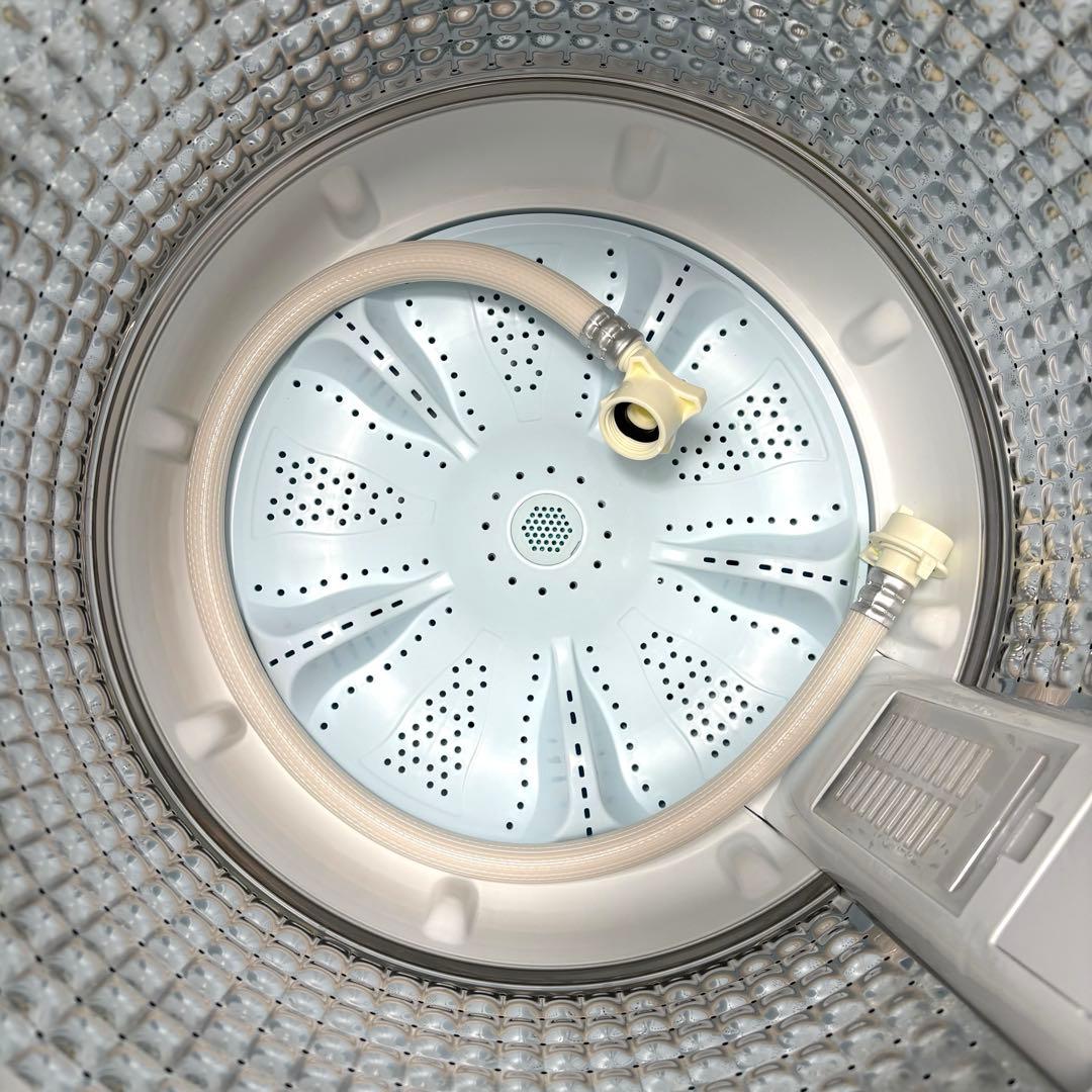 2025年製 洗濯機 一人暮らし 単身用 小型 保証付 送料無料 未使用に近い