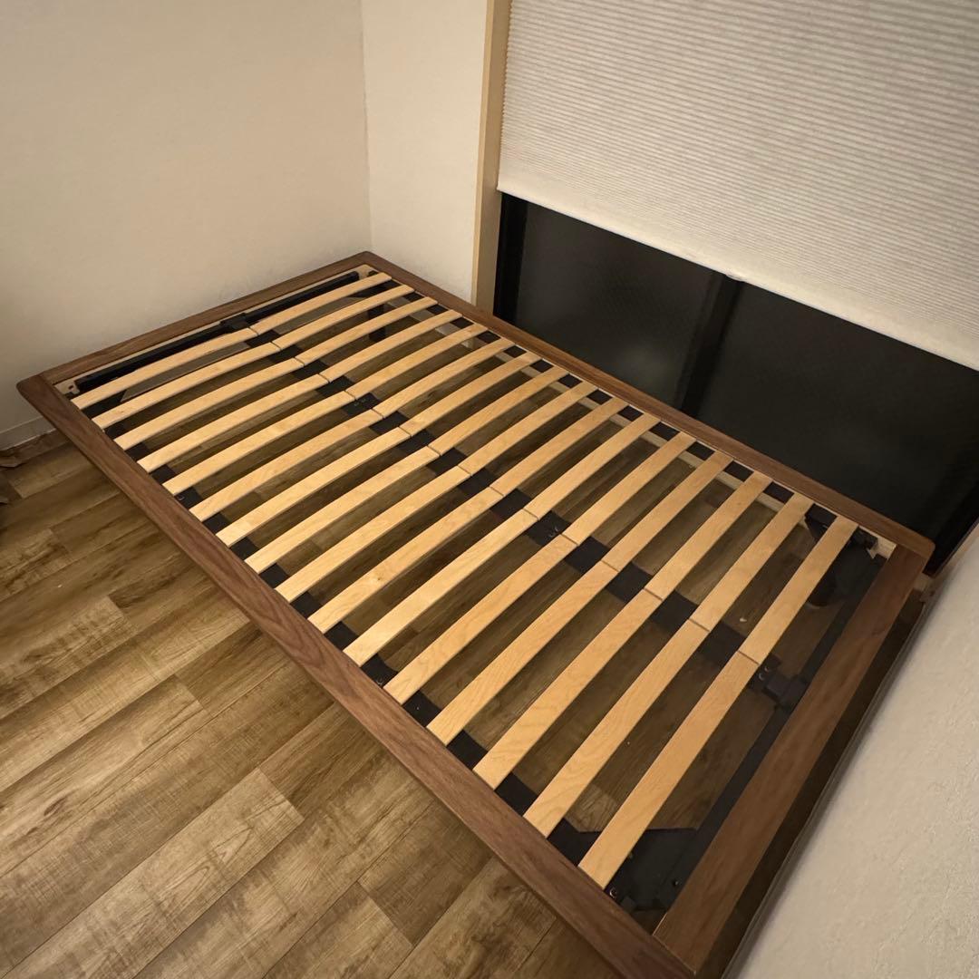 無印良品　セミダブル　ウォールナット