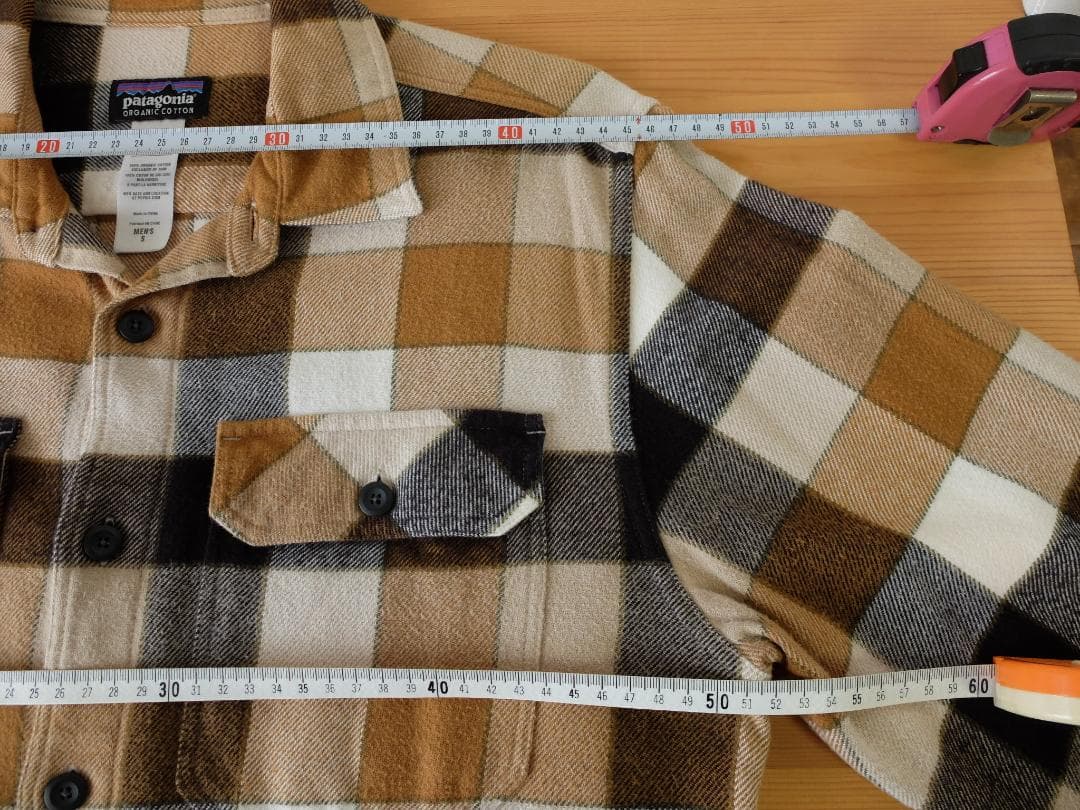 paagonia パタゴニア フィヨルド フランネル シャツ Sサイズ タグあり