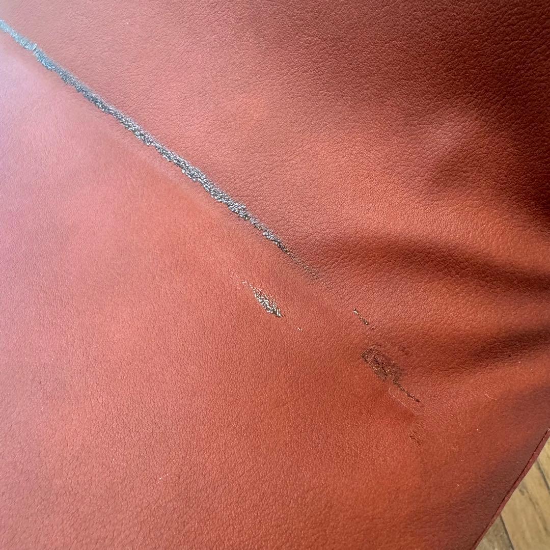 【ヴェルナー・パントン・システム1-2-3】ハイバックラウンジチェア　レンガ色