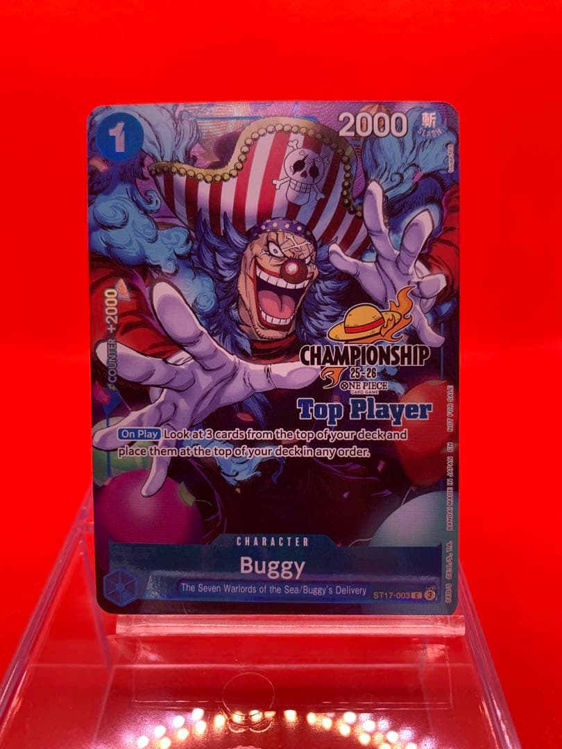 【超希少・Top Player】バギー パラレル チャンピオンシップ25-26