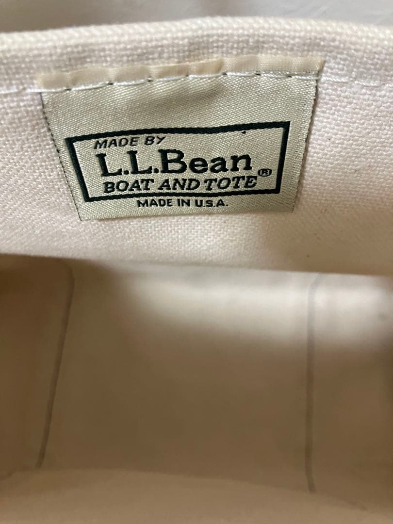L.L.Beanレザーハンドル トートバック