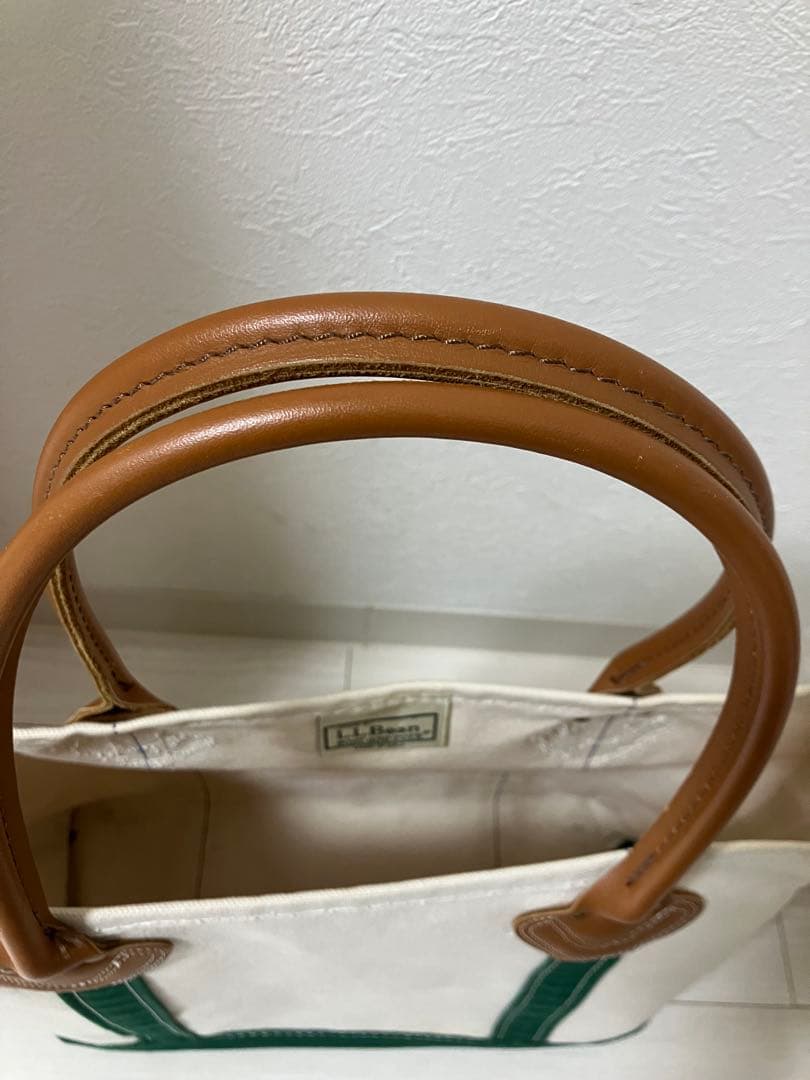 L.L.Beanレザーハンドル トートバック