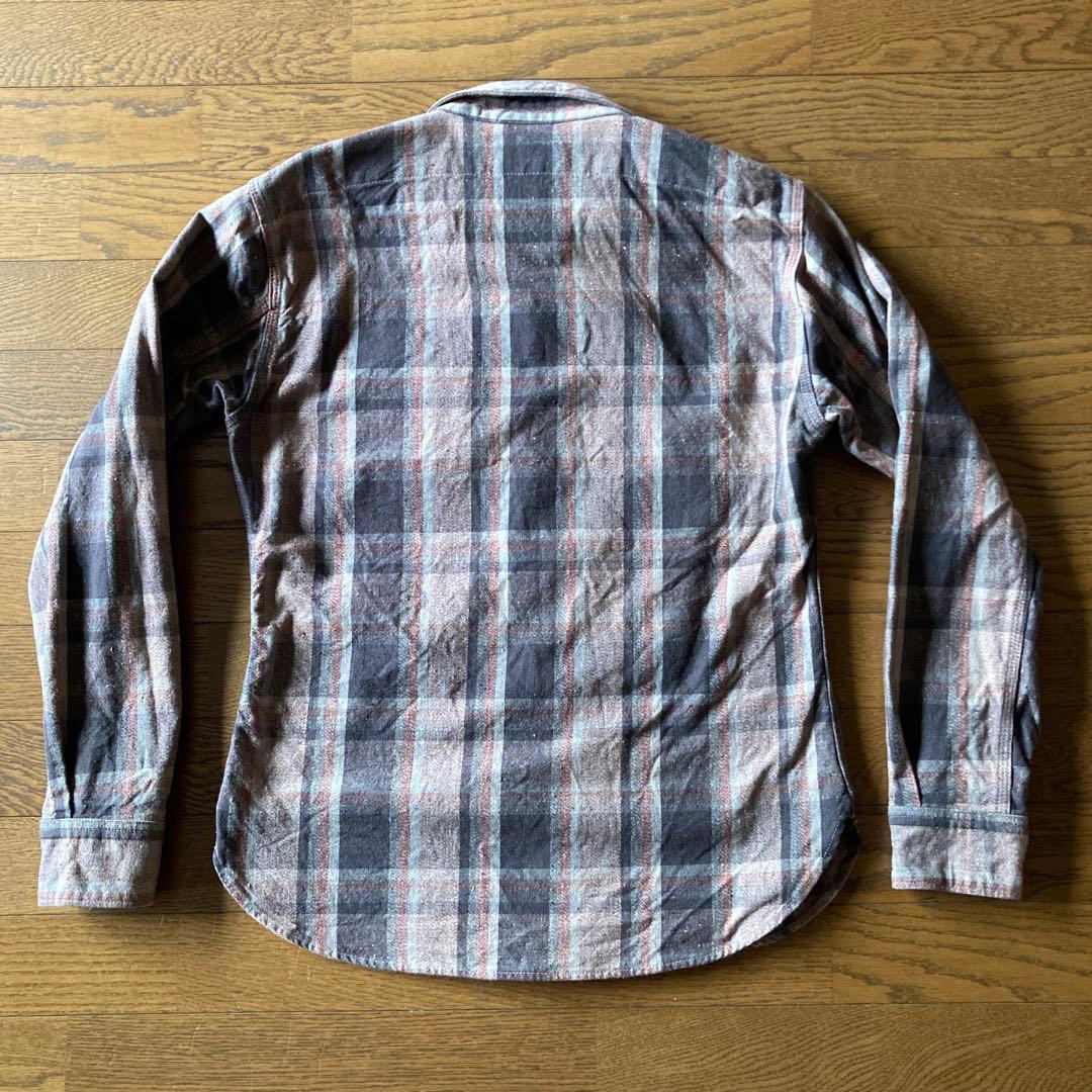 DELUXWARE デラックスウェア ヘビーネルシャツ コットンシャツ Mサイズ