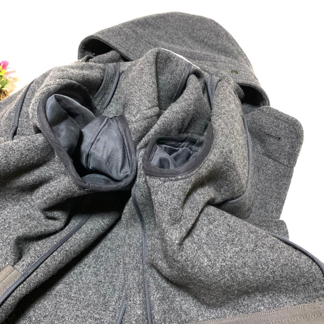 ★未使用　トゥモローランド　マカフィー　❤︎メルトンダッフルコート　牛革　S M