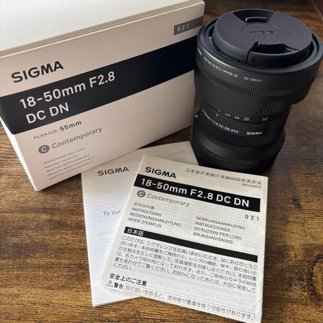 SIGMA 18-50mm F2.8 DC DN RFマウント シグマ レンズ