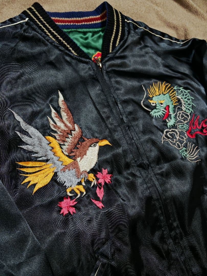 テーラー東洋 ２面用　龍ワシ スカル 日本限定 スカジャン vintage