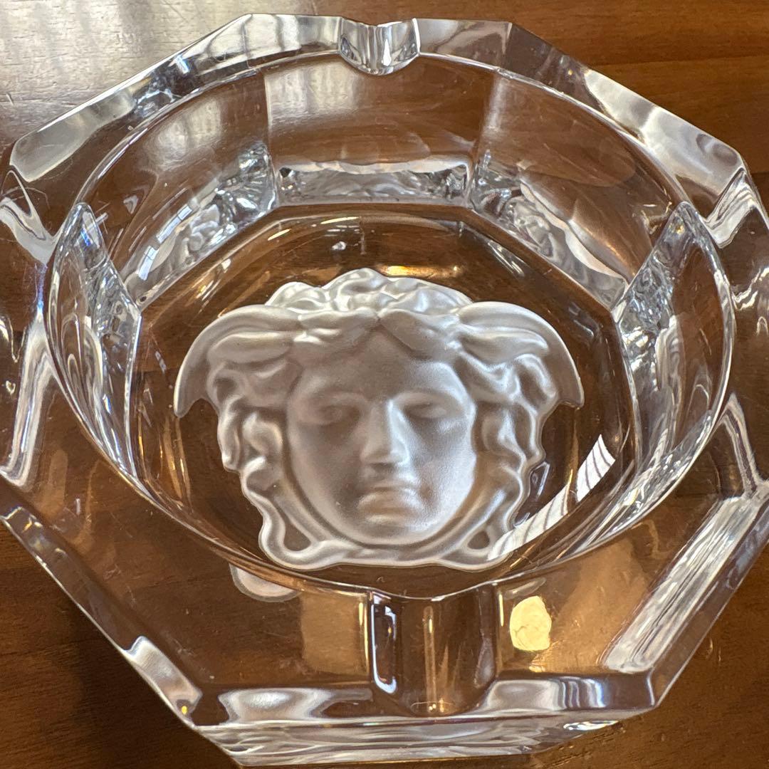 VERSACE メドゥーサミエール アッシュトレイ クリア　灰皿　インテリア