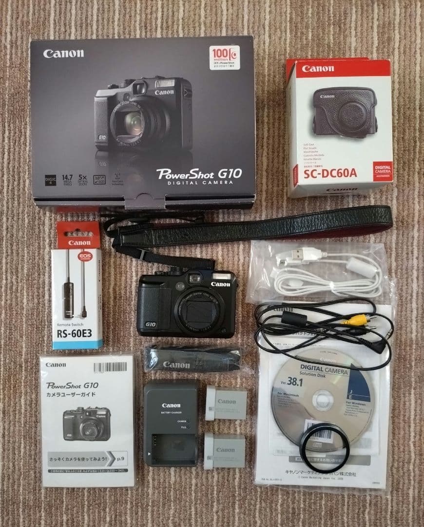 【うどん】美品 Canon PowerShot G10 デジタルカメラ